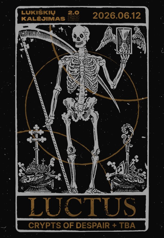 Pirkt biļetes Luctus - Lukiškių kalėjimas 2.0 Vilnius, Lukiškių kalėjimas 2.0 Jūnijs 12