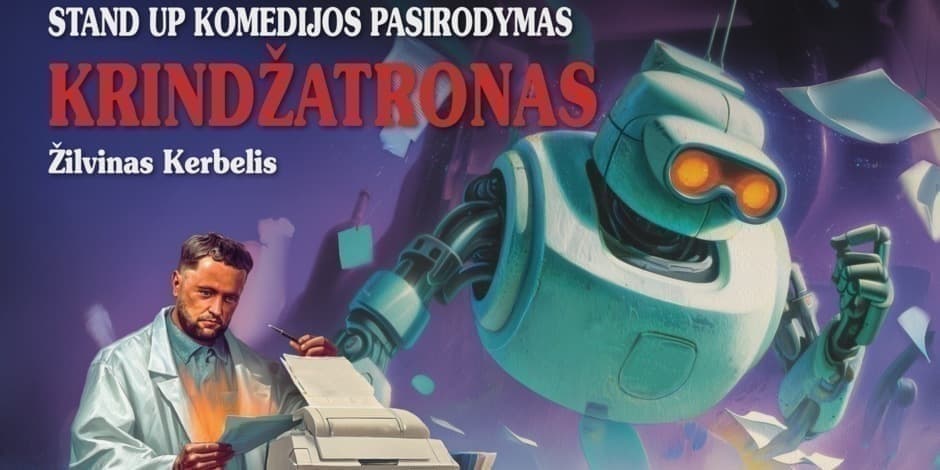 Pirkti bilietus Žilvinas Kerbelis | STAND UP | KRINDŽATRONAS [ŠIAULIAI] Šiauliai, Dramaturgas Gegužė 07
