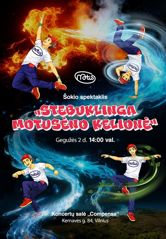 Pirkt biļetes Stebuklinga Motusėno kelionė Vilnius, COMPENSA koncertų salė Maijs 02