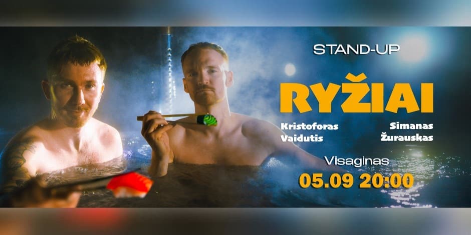 Pirkti bilietus STAND UP | RYŽIAI | VISAGINAS Visaginas, Atmosfera nightclub Gegužė 09