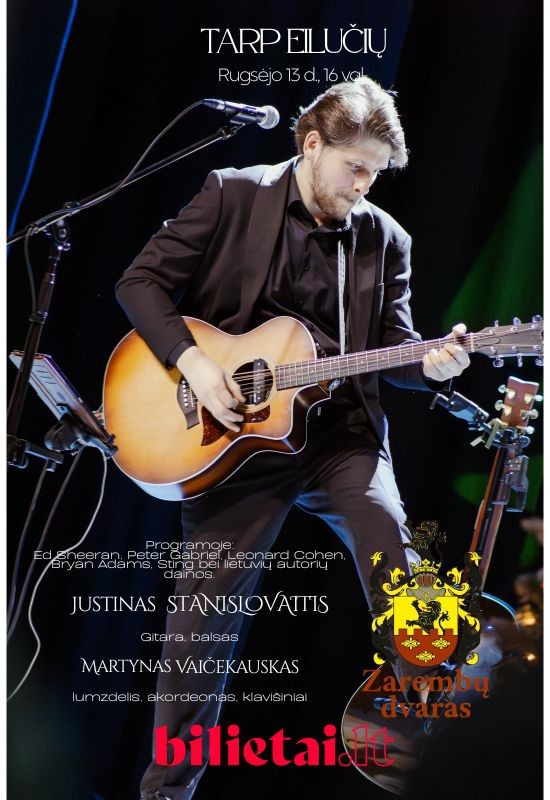 Pirkt biļetes Justinas Stanislovaitis 