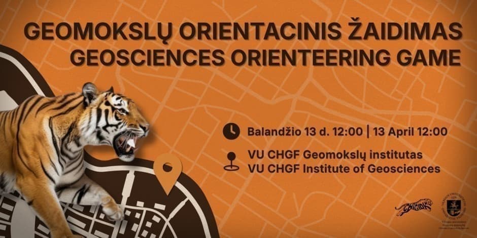 Buy tickets ChiGiDi GEOMOKSLŲ ORIENTACINIS ŽAIDIMAS Vilnius, VU botanikos sodo Vingio skyrius April 13