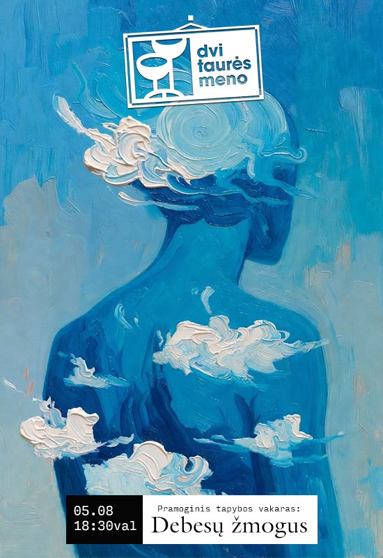 Buy tickets Tapybos vakaras: Debesų žmogus Vilnius, Dvi taurės meno tapybos studija - dvaras May 08