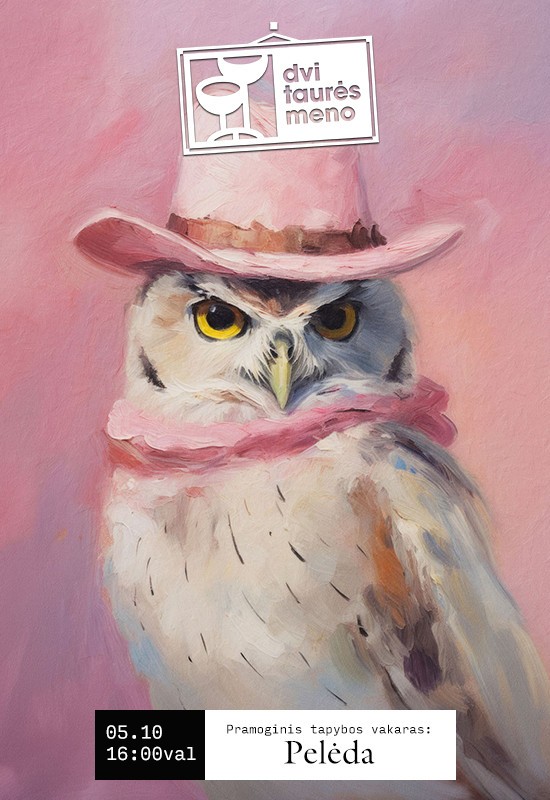 Pirkti bilietus Tapybos vakaras: Pelėda Vilnius, Dvi taurės meno tapybos studija - dvaras Gegužė 10