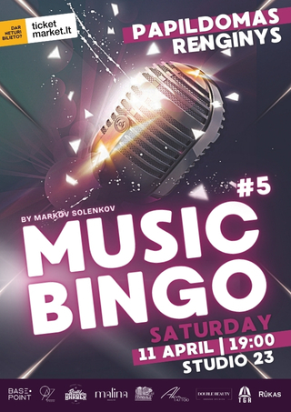 Купить билеты MUSIC BINGO Vilnius, Studio 23 Апрель 11