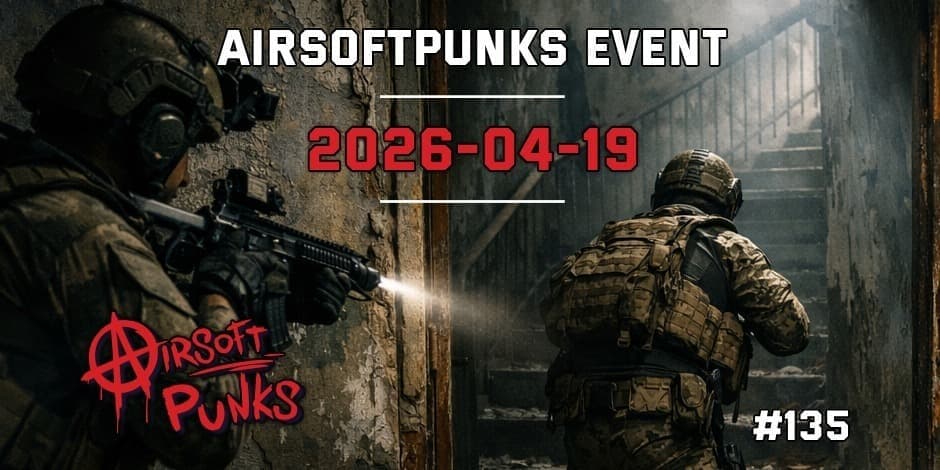 Pirkt biļetes AirsoftPunks Event #135 Vilnius, Airsoft Punks Aprīlis 19