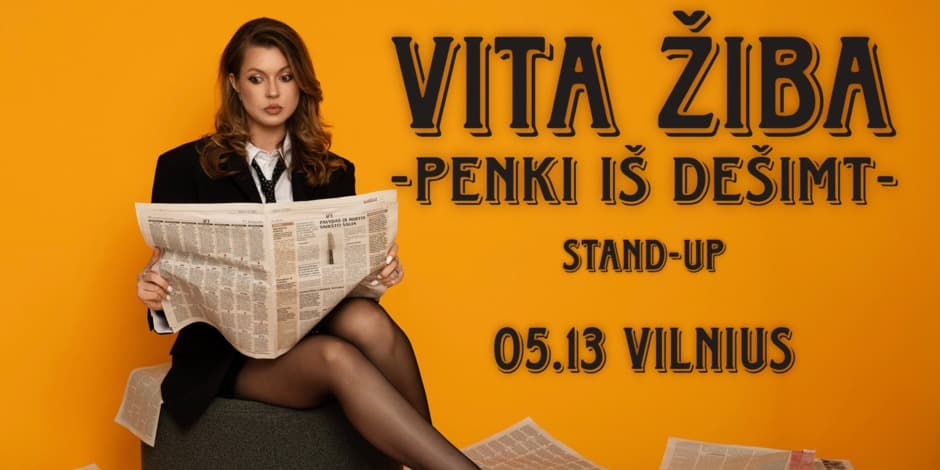 Pirkti bilietus VILNIUS | VITA ŽIBA STAND-UP 