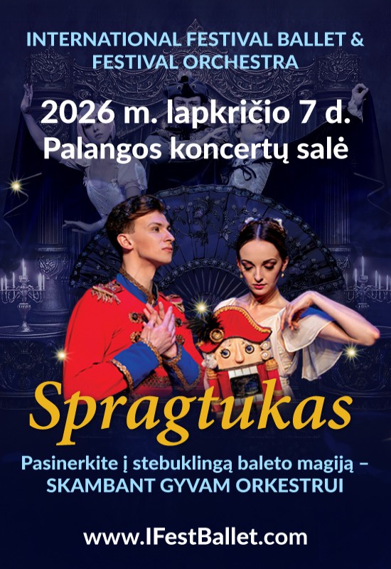 Pirkti bilietus Spragtukas Palanga, Palangos koncertų salė Lapkritis 07