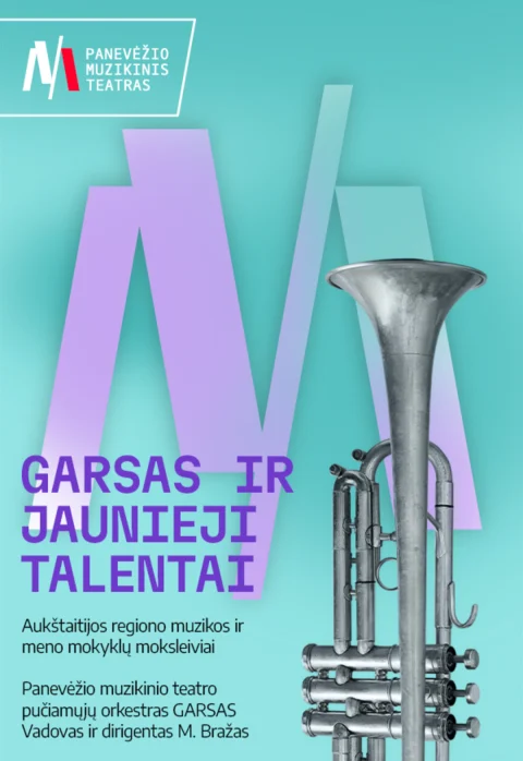 Pirkti bilietus PMT | Koncertas šeimai GARSAS IR JAUNIEJI TALENTAI Panevėžys, Panevėžio muzikinis teatras Gegužė 13