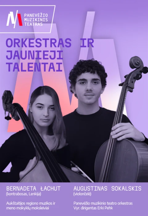 Pirkti bilietus PMT | Koncertas šeimai ORKESTRAS IR JAUNIEJI TALENTAI Panevėžys, Panevėžio muzikinis teatras Gegužė 15