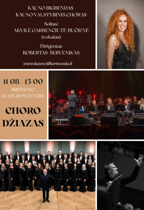 Pirkti bilietus CHORO DŽIAZAS Birštonas, Birštono kultūros centras Lapkritis 08