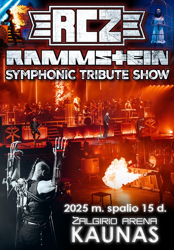 Pirkti bilietus RCZ Rammstein Tribute Symphonic Show Kaunas, Kauno Žalgirio arena Spalis 15