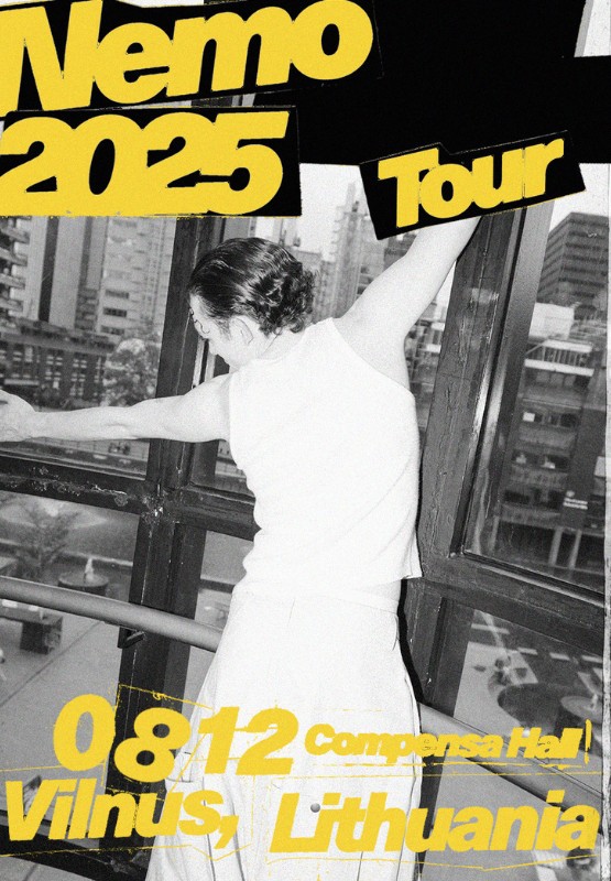 Pirkti bilietus (Perkeltas) NEMO «BREAK THE CODE» EUROPE TOUR 2025 Vilnius, COMPENSA koncertų salė Gruodis 08