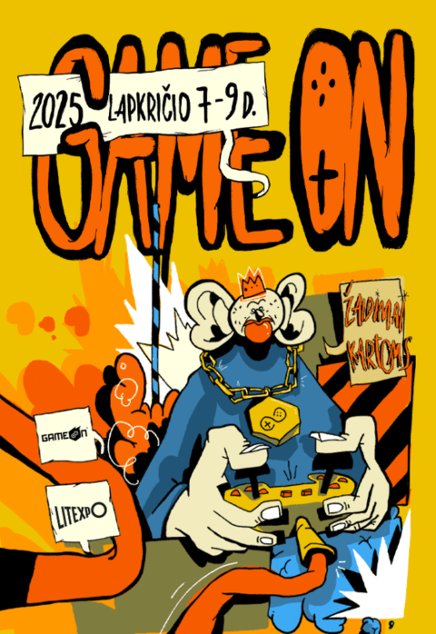 Купить билеты GameOn 2025 Vilnius, Lietuvos parodų ir kongresų centras LITEXPO Ноябрь 07-09