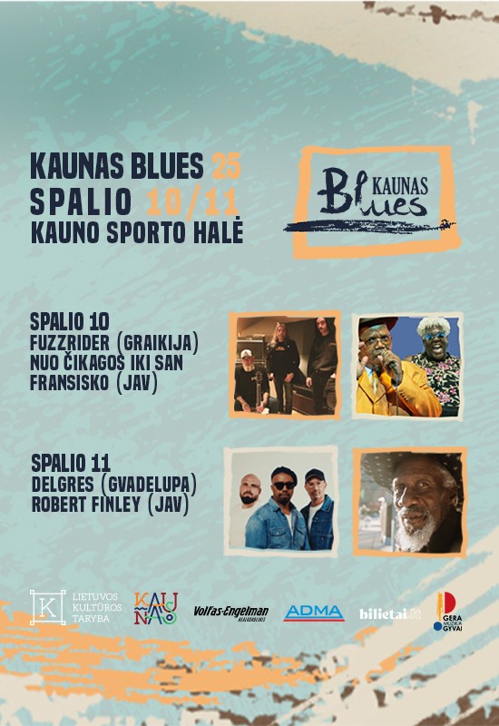 Pirkti bilietus Festivalis Kaunas Blues 2025 Kaunas, Kauno sporto halė Spalis 10