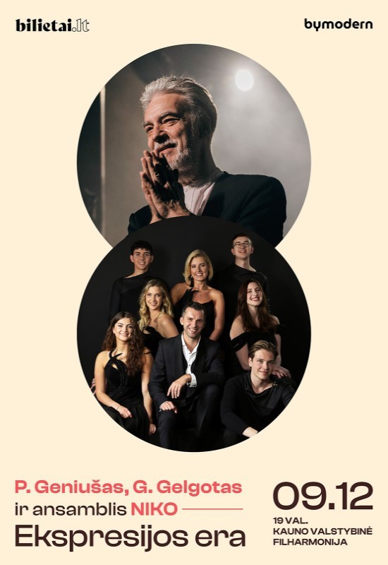 Купить билеты Petro Geniušo, Gedimino Gelgoto ir ansamblio NIKO koncertas - 