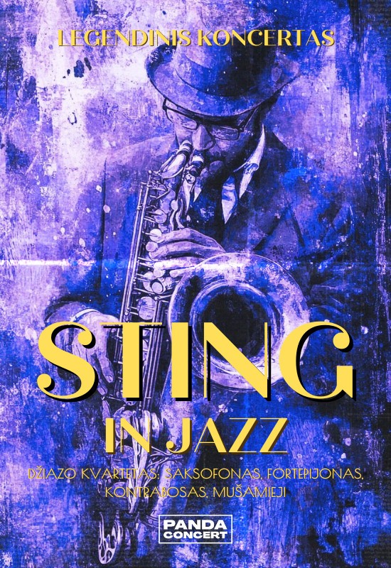 Pirkti bilietus STING in Jazz | Legendinio Stingo dainos džiaze* Vilnius, Šv. Kotrynos bažnyčia Spalis 10