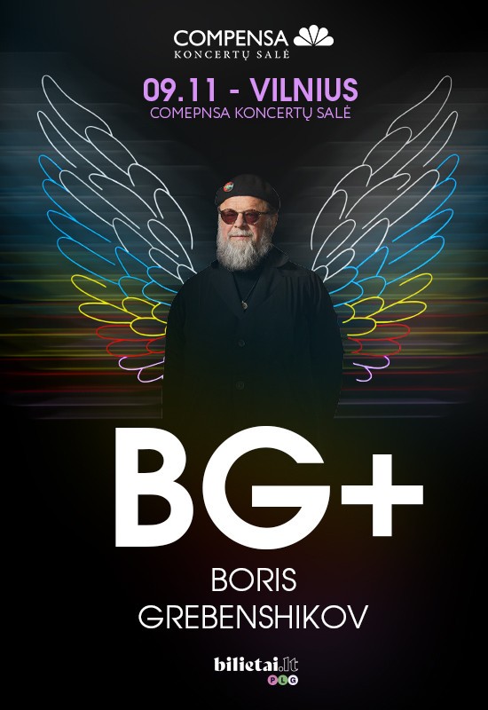 Pirkti bilietus (Vilnius) (Perkeltas) Boris Grebenščikov ir legendinės grupės Akvarium koncertas Vilnius, COMPENSA koncertų salė Rugsėjis 11