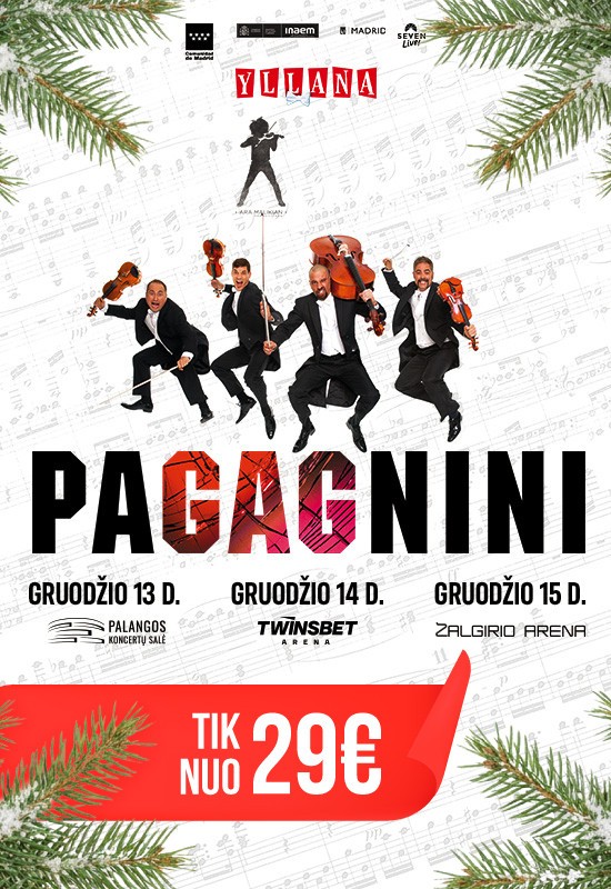 Pirkti bilietus PAGAGNINI (Kaunas) Kaunas, Kauno Žalgirio arena Gruodis 15