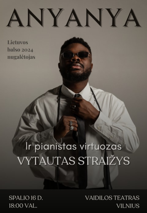 Pirkt biļetes Lietuvos balso-2024 nugalėtojo Anyanya Udongwo akustinis koncertas Vilnius, Vaidilos teatras Oktobris 16
