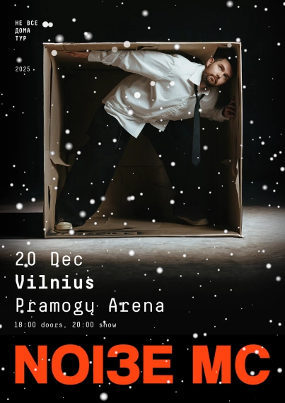 Buy tickets NOIZE MC | Vilnius Vilnius, Pramogų arena December 20