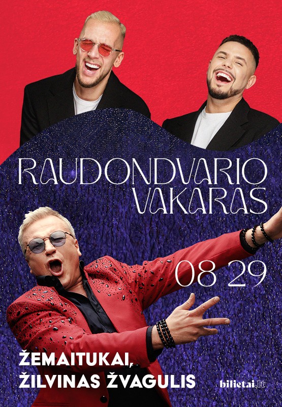 Buy tickets Raudondvario vakaras: Žemaitukai ir Žilvinas Žvagulis Raudondvario seniūnija, Raudondvario dvaras, Raudondvaris August 29