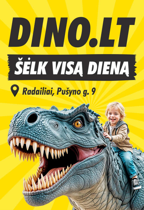 Купить билеты Dinozaurų parkas Dino.lt Radailiai Klaipėda, Dinozaurų parkas Dino.lt Radailiai Май 01 - Октябрь 17