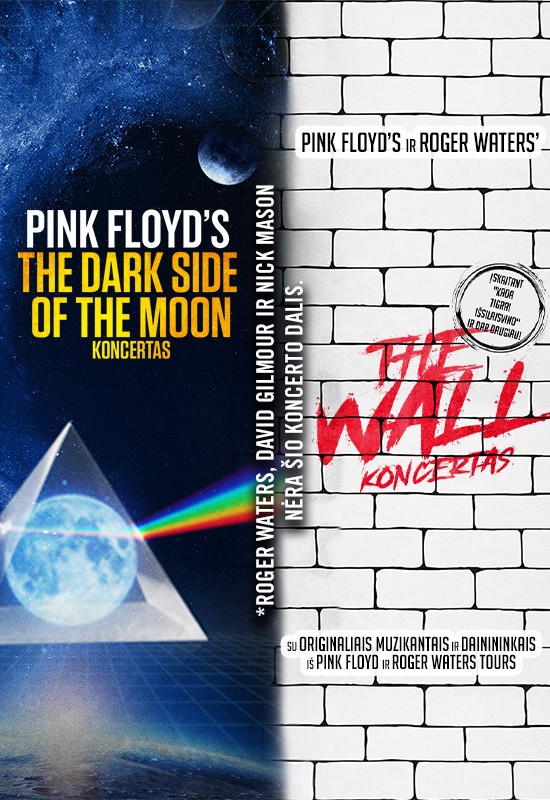 Buy tickets Dark Side of The Moon & The Wall - In Concert Vilnius, COMPENSA koncertų salė April 22