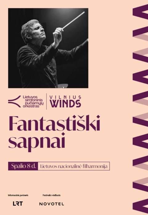 Купить билеты FANTASTIŠKI SAPNAI | VILNIUS WINDS Vilnius, Lietuvos nacionalinė filharmonija Октябрь 08