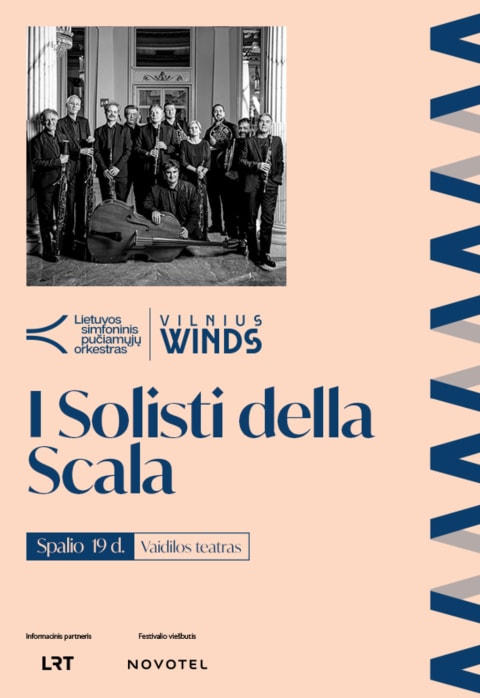Pirkt biļetes I SOLISTI DELLA SCALA | VILNIUS WINDS Vilnius, Vaidilos teatras Oktobris 19
