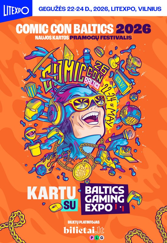 Pirkti bilietus PENKTADIENIO BILIETAS (vienos dienos) / FRIDAY TICKET (valid for one day) Vilnius, Lietuvos parodų ir kongresų centras LITEXPO Gegužė 22