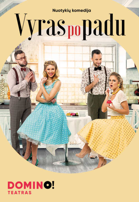Pirkti bilietus DOMINO teatras | komedija VYRAS PO PADU Vilnius, DOMINO teatras Rugsėjis 17