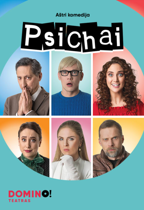 Купить билеты DOMINO teatras | komedija PSICHAI Vilnius, DOMINO teatras Сентябрь 23