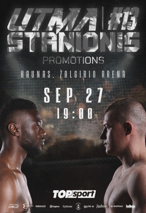 Купить билеты UTMA 13 x STANIONIS PROMOTIONS Kaunas, Kauno Žalgirio arena Сентябрь 27