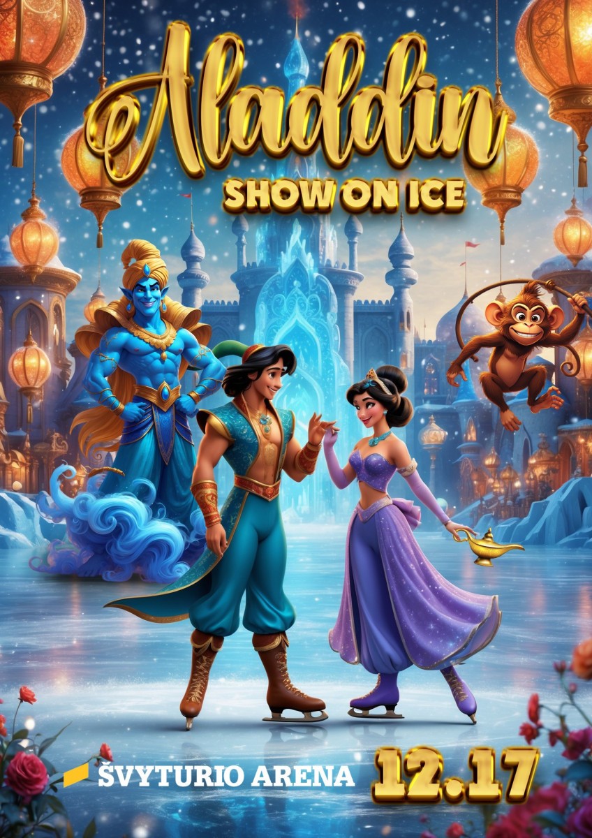 Купить билеты ALADDIN ON ICE | KLAIPĖDA Klaipėda, Klaipėdos Švyturio arena Декабрь 17
