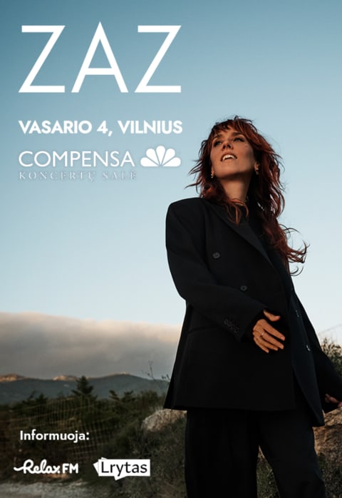 Pirkti bilietus ZAZ Vilnius, COMPENSA koncertų salė Vasaris 04