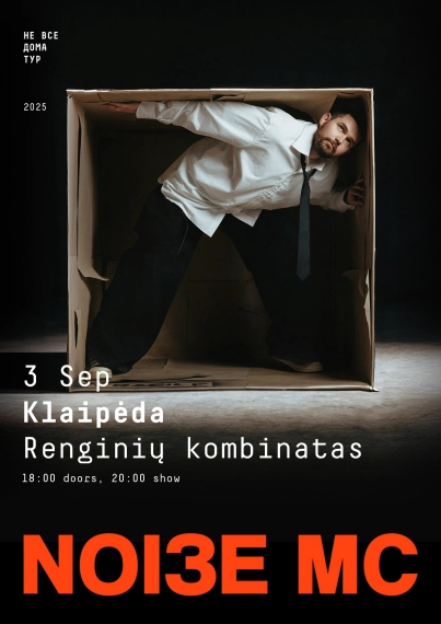 Pirkti bilietus NOIZE MC | Klaipeda Klaipėda, Renginiu kombinatas d29b.lt Rugsėjis 03