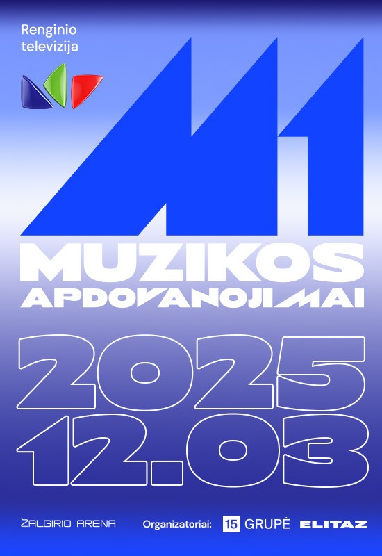 Buy tickets M1 muzikos apdovanojimai 2025 12 03 Kaunas, Kauno Žalgirio arena December 03