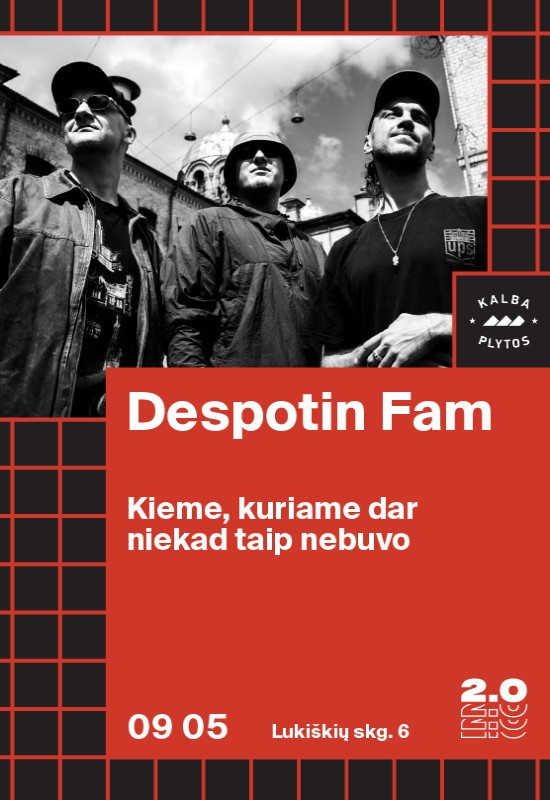 Buy tickets Despotin Fam: ant kalėjimo sienų - Lukiškių kalėjimas 2.0 Vilnius, Lukiškių kalėjimas 2.0 September 05