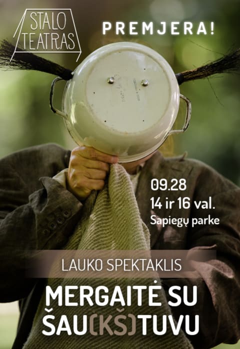 Pirkt biļetes Lauko spektaklis „Mergaitė su šau(KŠ)tuvu“ Vilnius, Sapiegų rūmų parkas Septembris 28