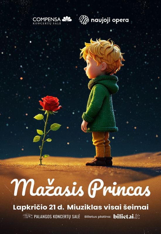 Pirkti bilietus (Palanga) Mažasis Princas Palanga, Palangos koncertų salė Lapkritis 21