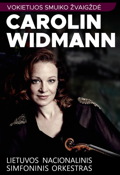 Купить билеты Vokietijos smuiko žvaigždė CAROLIN WIDMANN, violončelės virtuozas GLEB PYŠNIAK ir LNSO Vilnius, Lietuvos nacionalinė filharmonija Октябрь 24