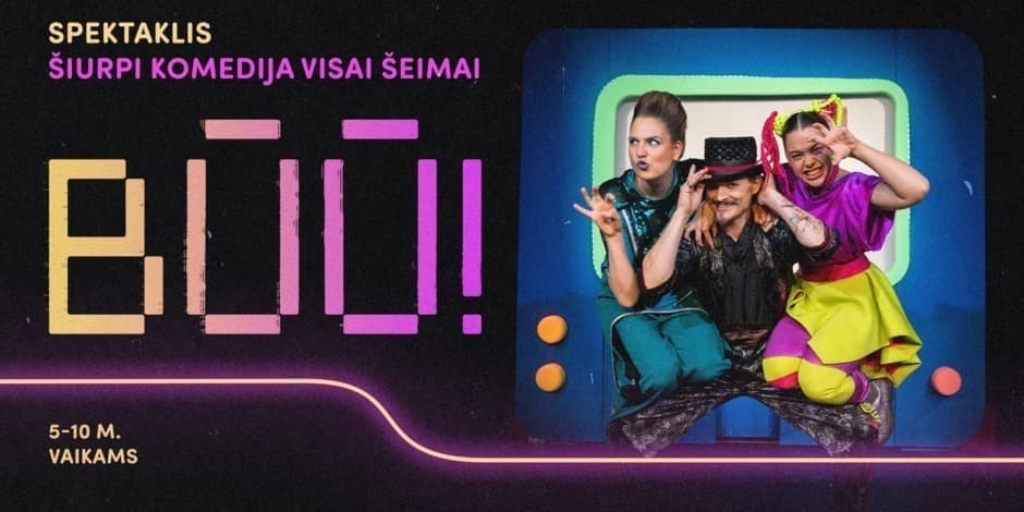 Pirkti bilietus Spektaklis visai šeimai „Būū“ Vilnius, Meno erdvės VILEIŠIO18 Spalis 25