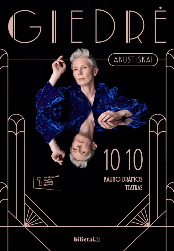 Pirkt biļetes GIEDRĖ | Kaunas | Akustiškai Kaunas, Nacionalinis Kauno dramos teatras Oktobris 10