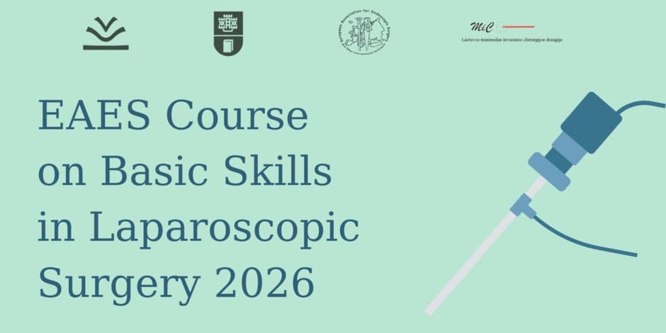 Pirkt biļetes EAES course on basic skills in laparoscopic surgery 2026 Klaipėda, Klaipeda University Maijs 07