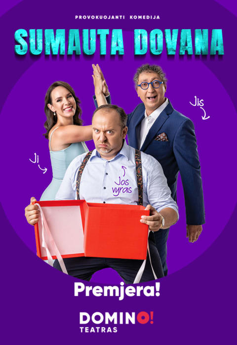 Pirkti bilietus DOMINO teatras | premjera SUMAUTA DOVANA Telšiai, Telšių kultūros centras Spalis 18