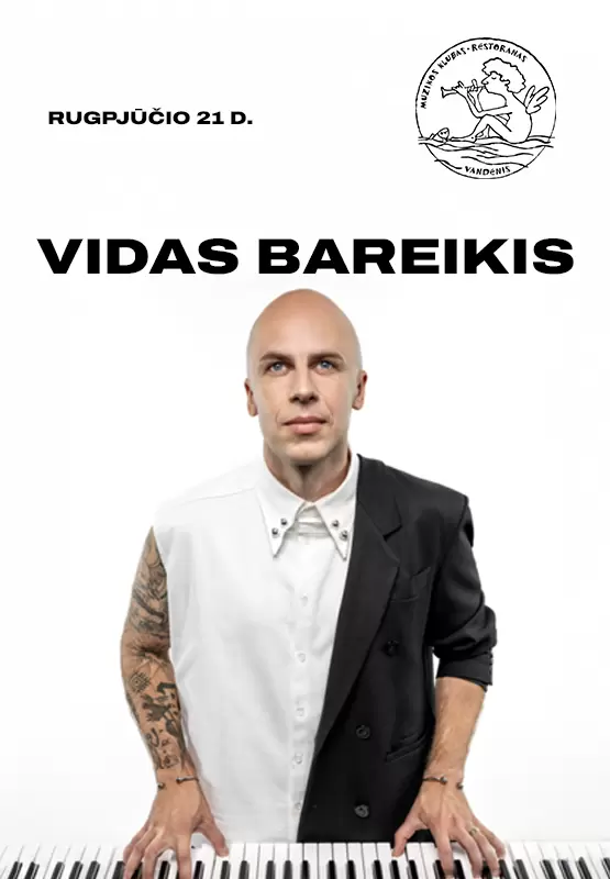 Купить билеты Vido Bareikio akustinis koncertas Palanga, Muzikos klubas Vandenis Август 21