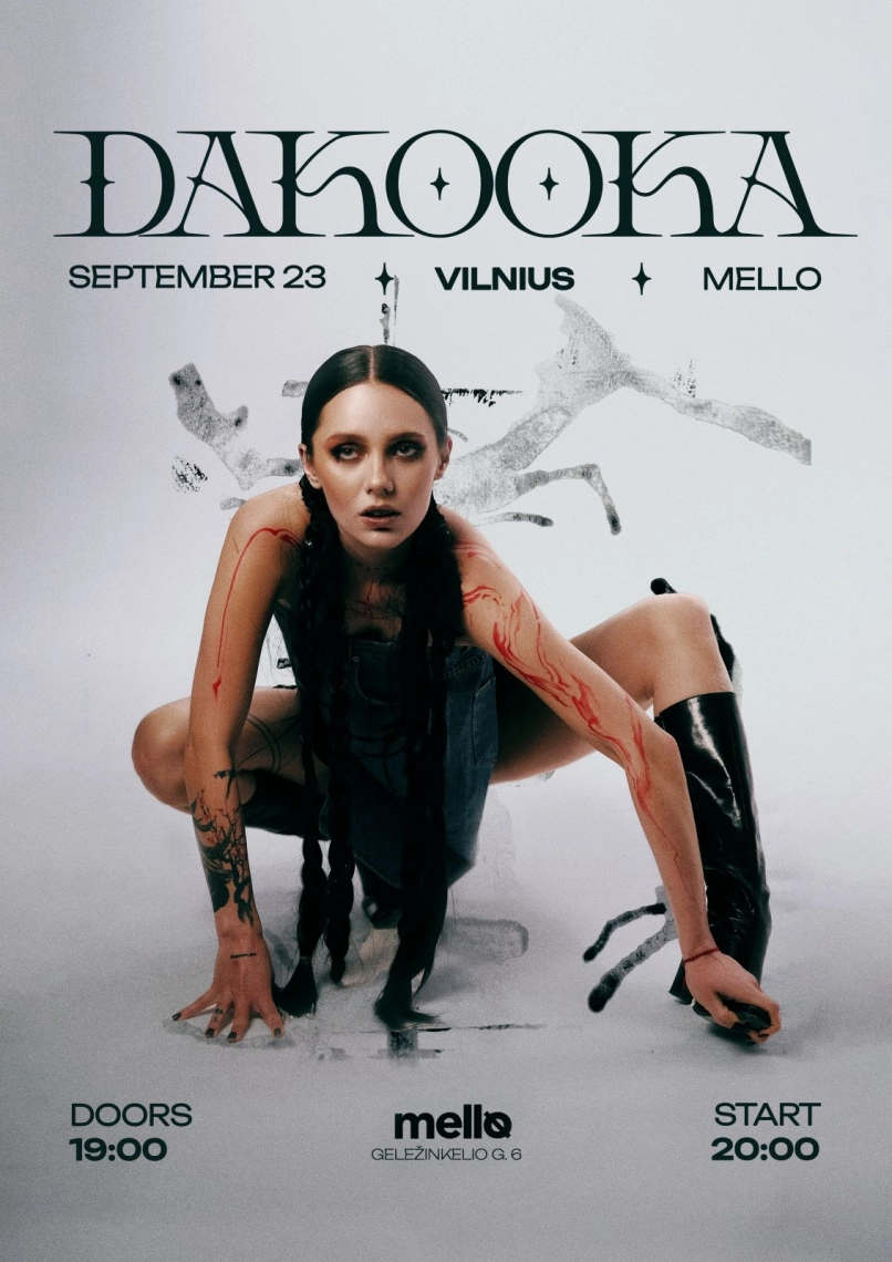 Pirkt biļetes Dakooka | Vilnius Vilnius, Mello Septembris 23