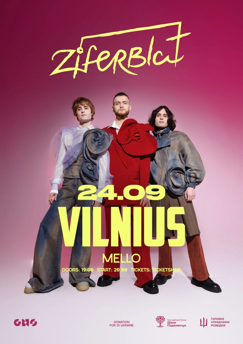 Купить билеты Ziferblat (UA) | Vilnius Vilnius, Mello Сентябрь 24