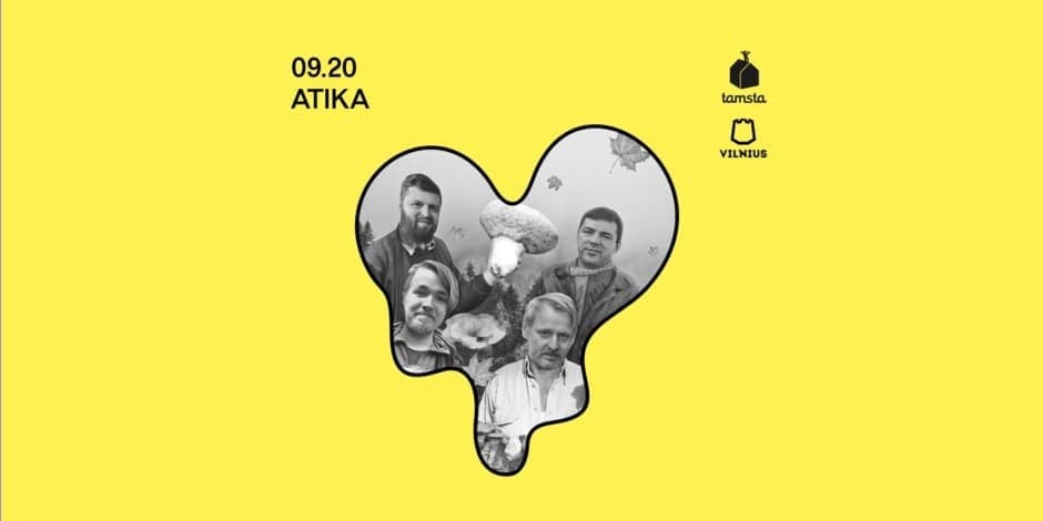 Pirkti bilietus ATIKA | TAMSTA Vilnius, TAMSTA muzikos klubas Rugsėjis 20